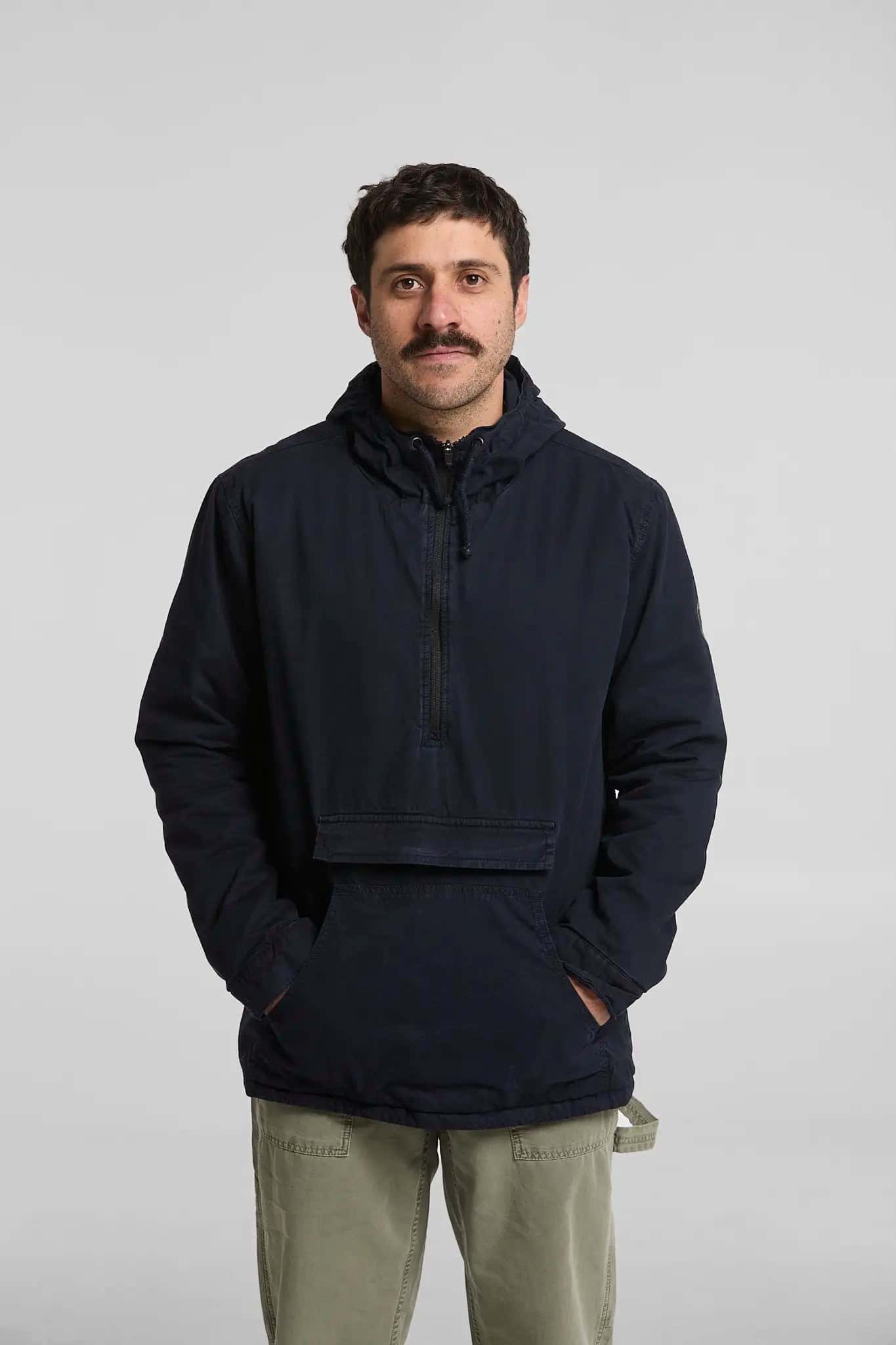 Chaqueta Anorak Azul Oscuro - miniatura 3