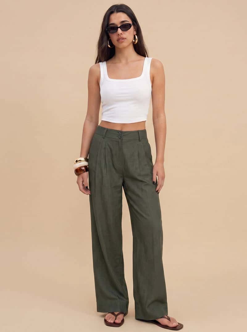 PANTALÓN CANVAS OLIVO
