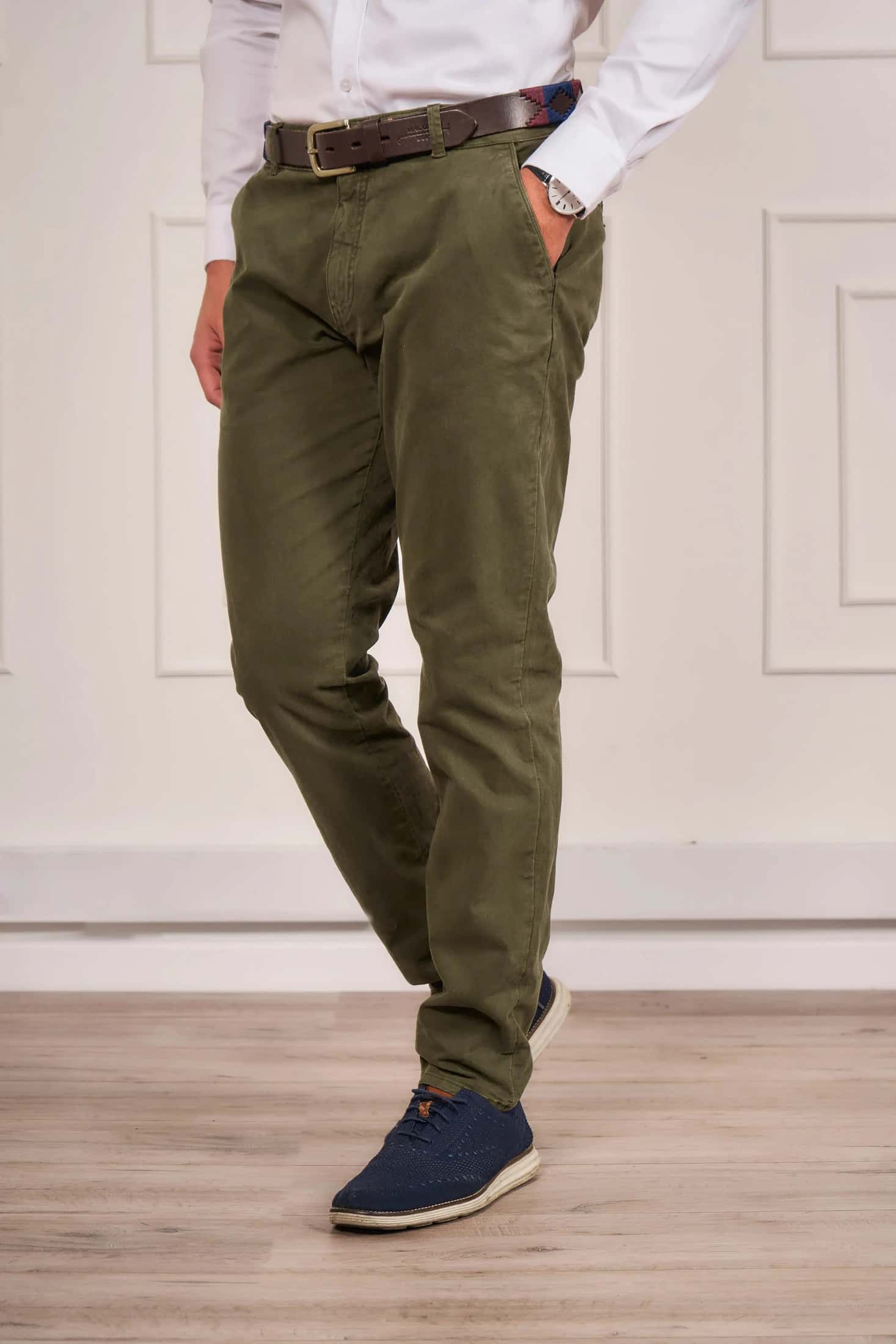 Pantalón Chino Verde