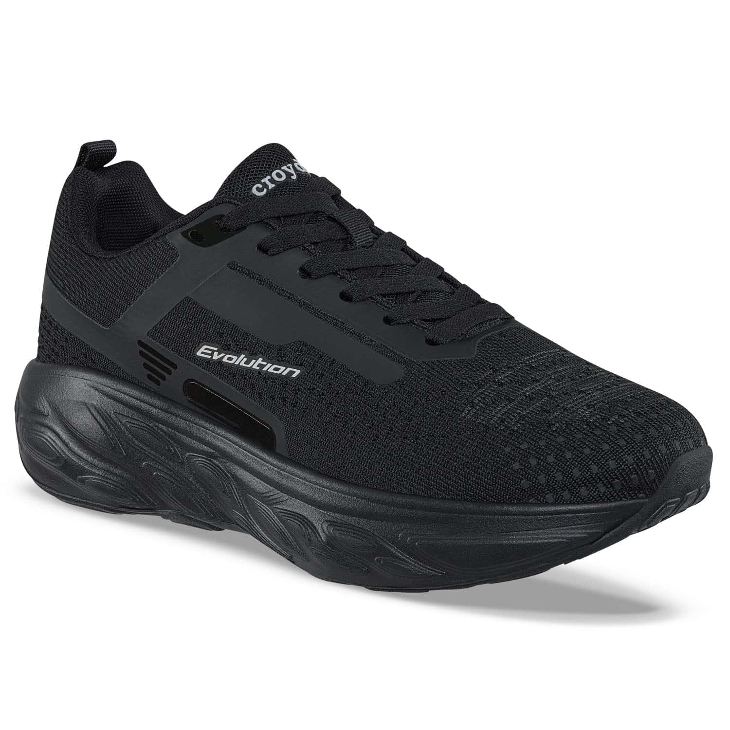 Tenis Running Ynav Negro-Negro Croydon para Hombre