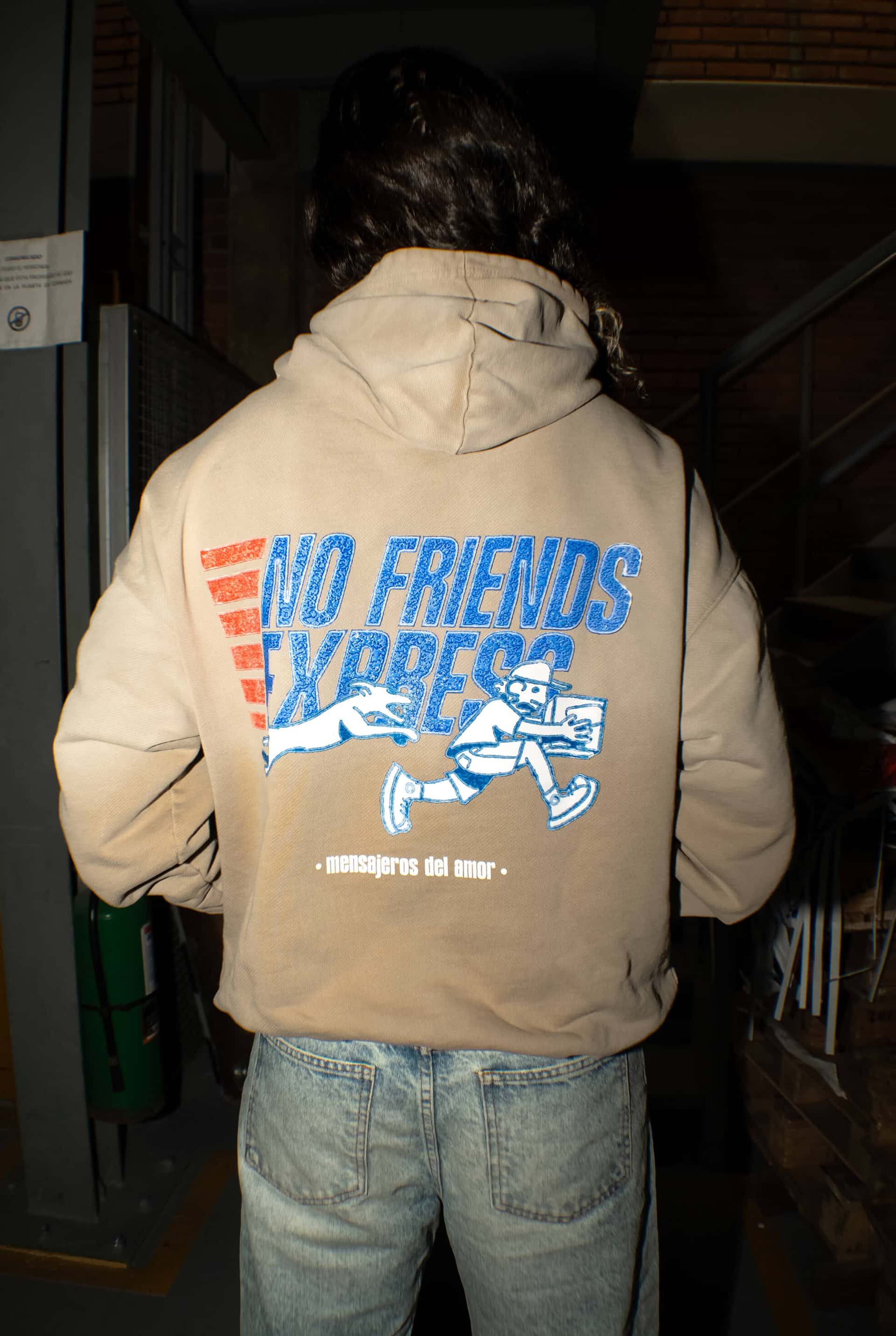 HOODIE MENSAJEROS CAMEL - miniatura 4
