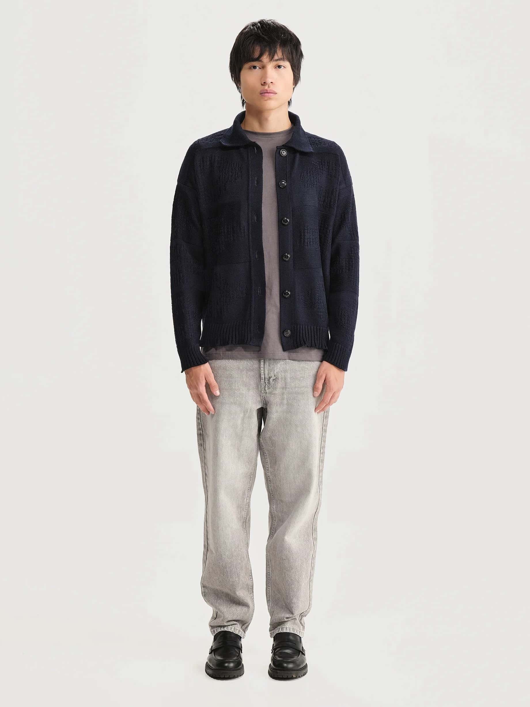 Cardigan Polo Picnic Azul - miniatura 2