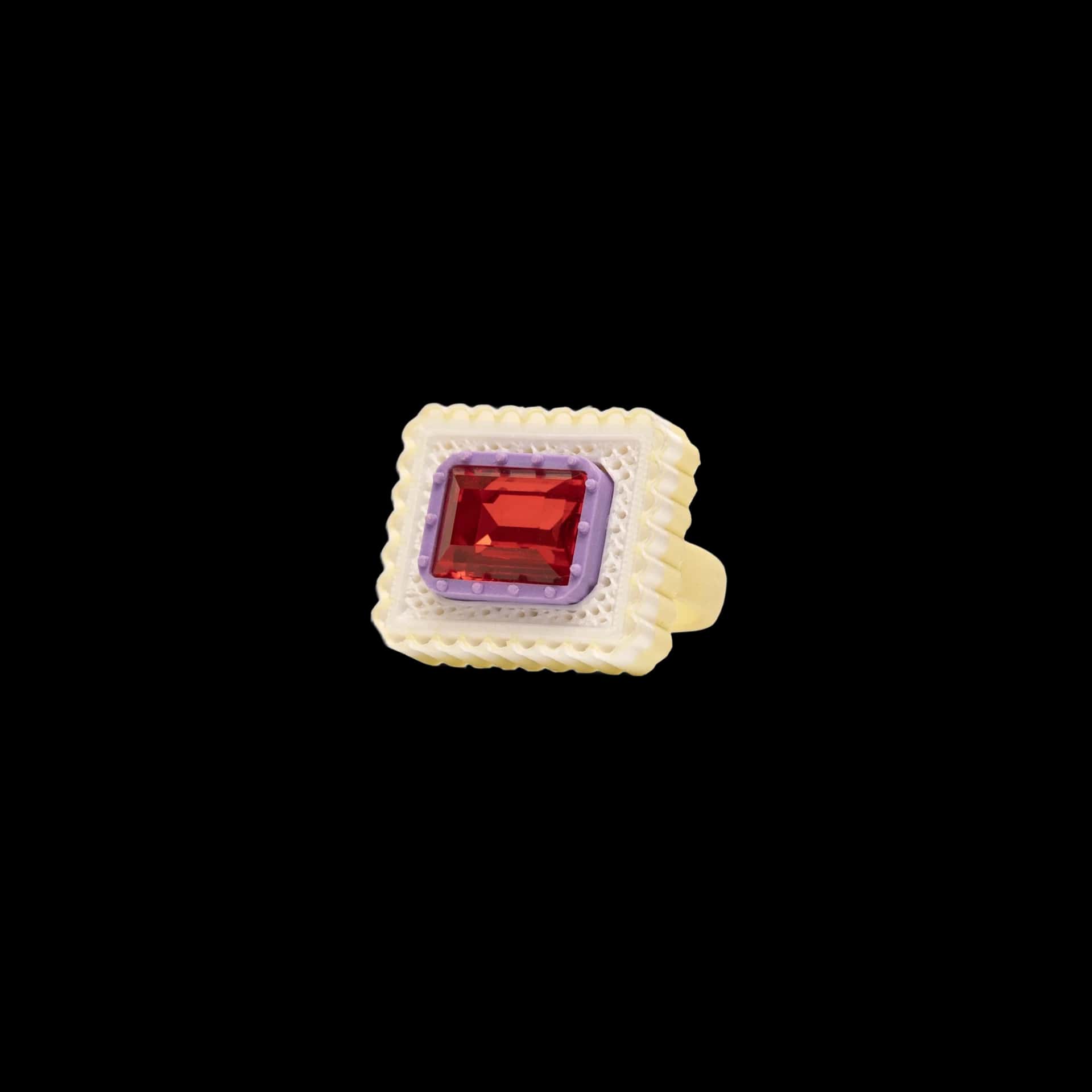 ANILLO DE LACE RECTANGULAR