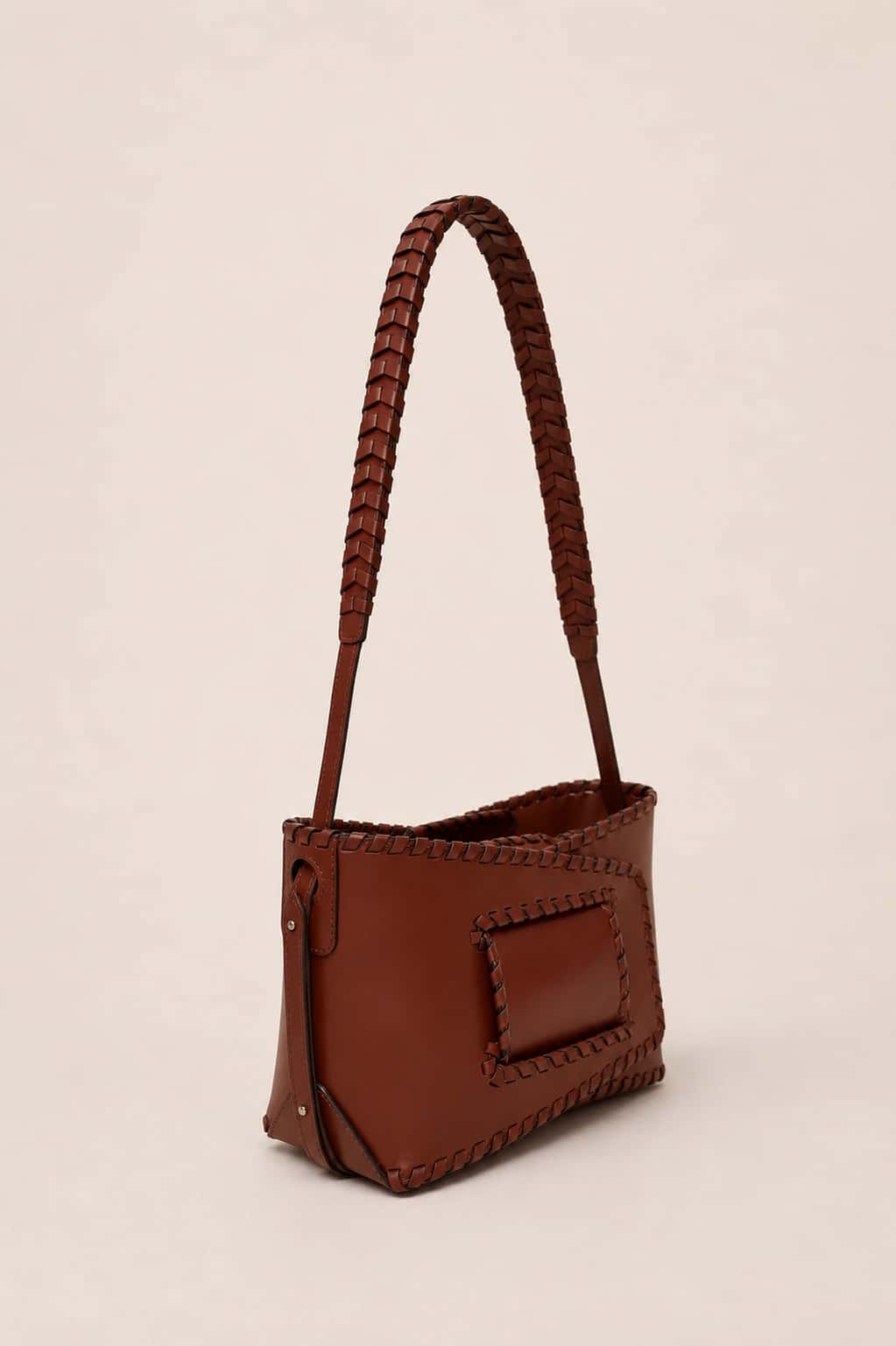 Omamori Bag, Braided - Brown - miniatura 2