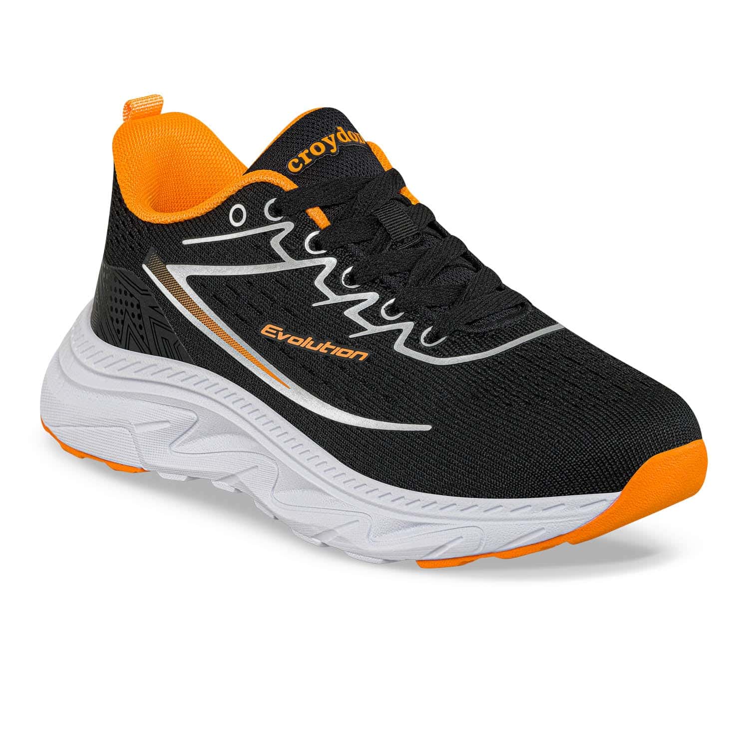 Tenis Running Yuluk Negro Croydon Para Niño