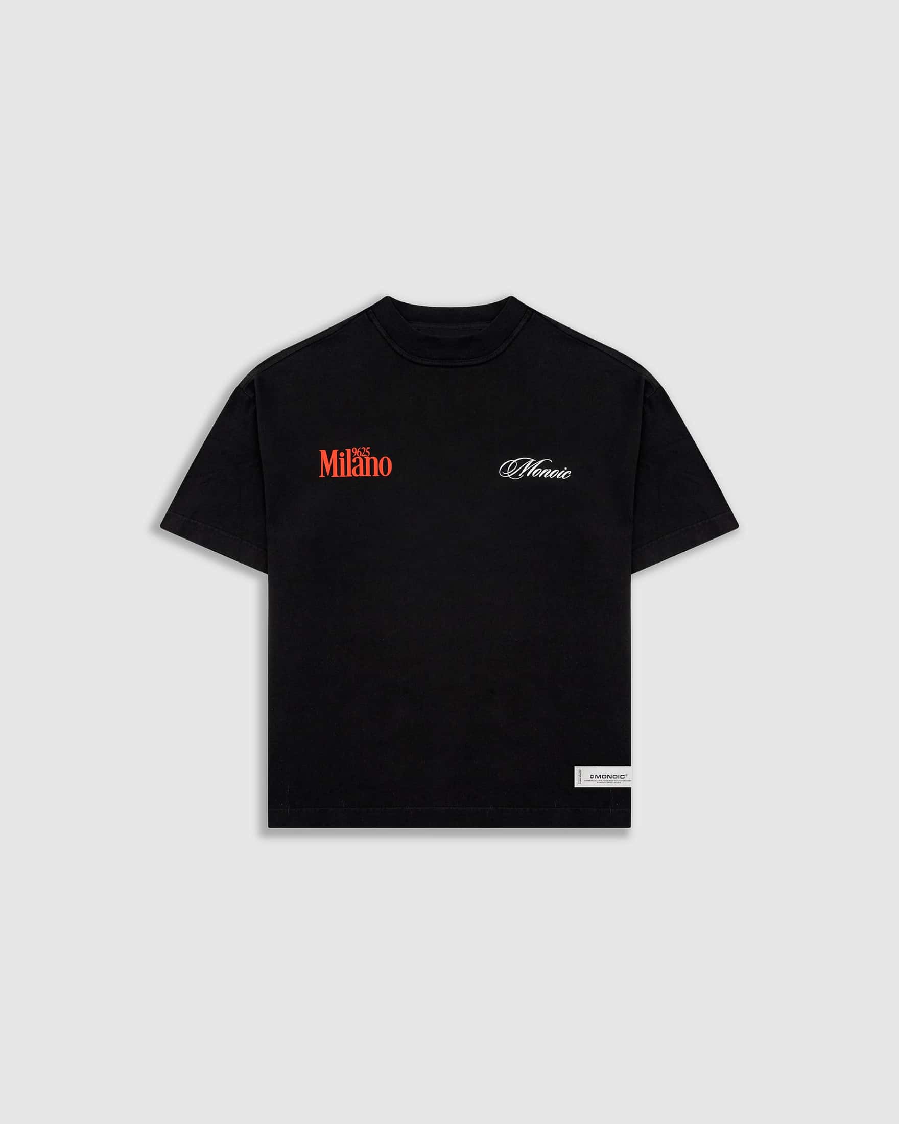 Camiseta Boxy fit Milano - Negro Oscuro - miniatura 8