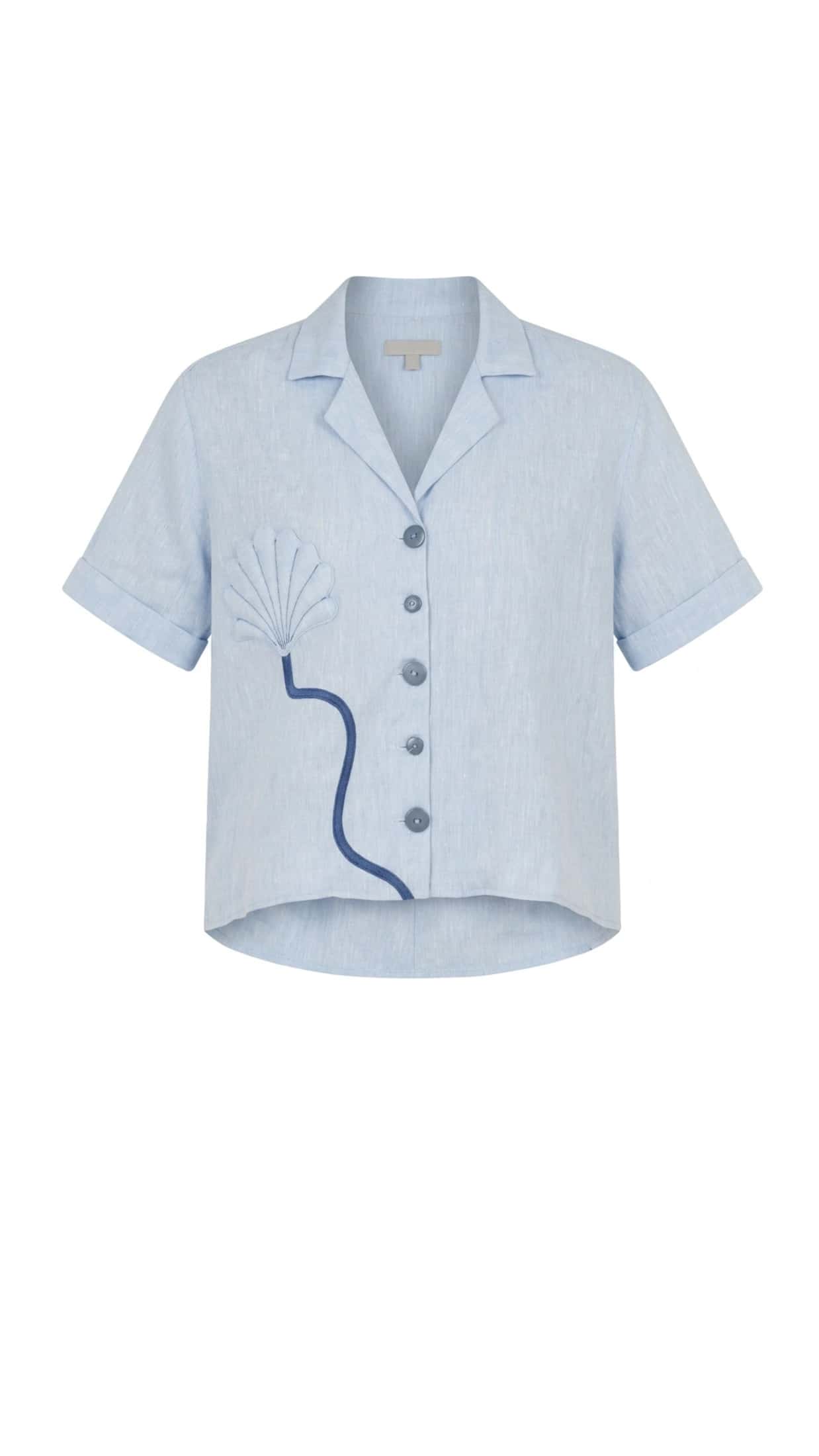 SACHA SHIRT WAVE BLUE