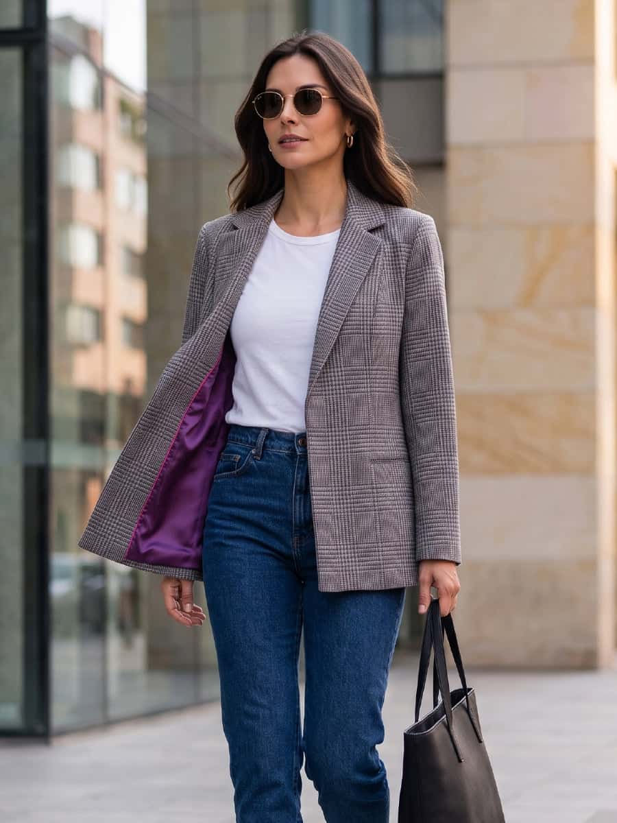 Blazer de Paño Aurora Negro