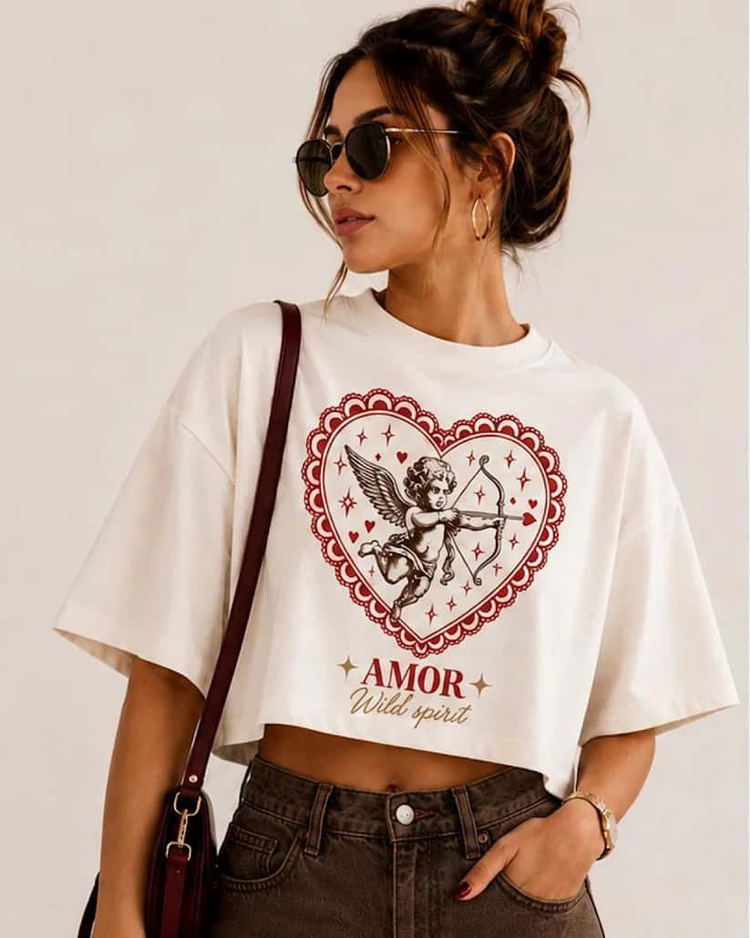 Crop Top Cupido  Blanco - miniatura 1