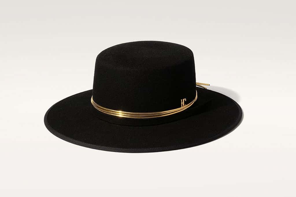 Boater fedora – golden