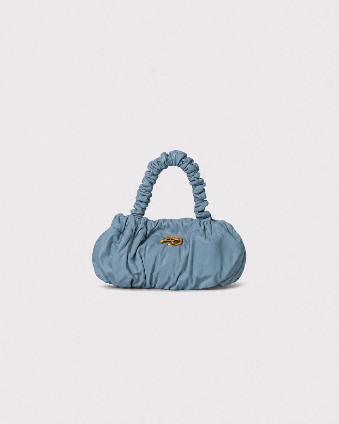 Pierre Petite Blue Leather Bag