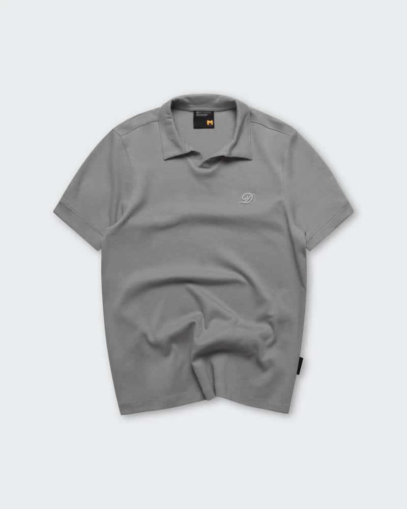 Polo Relaxed Fit Gris Cemento - miniatura 5