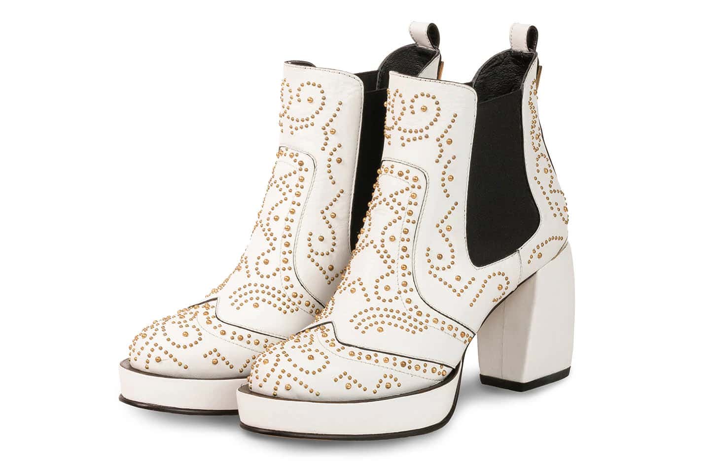 PERFORADOS  SHOELLERY WHITE X GOLD
