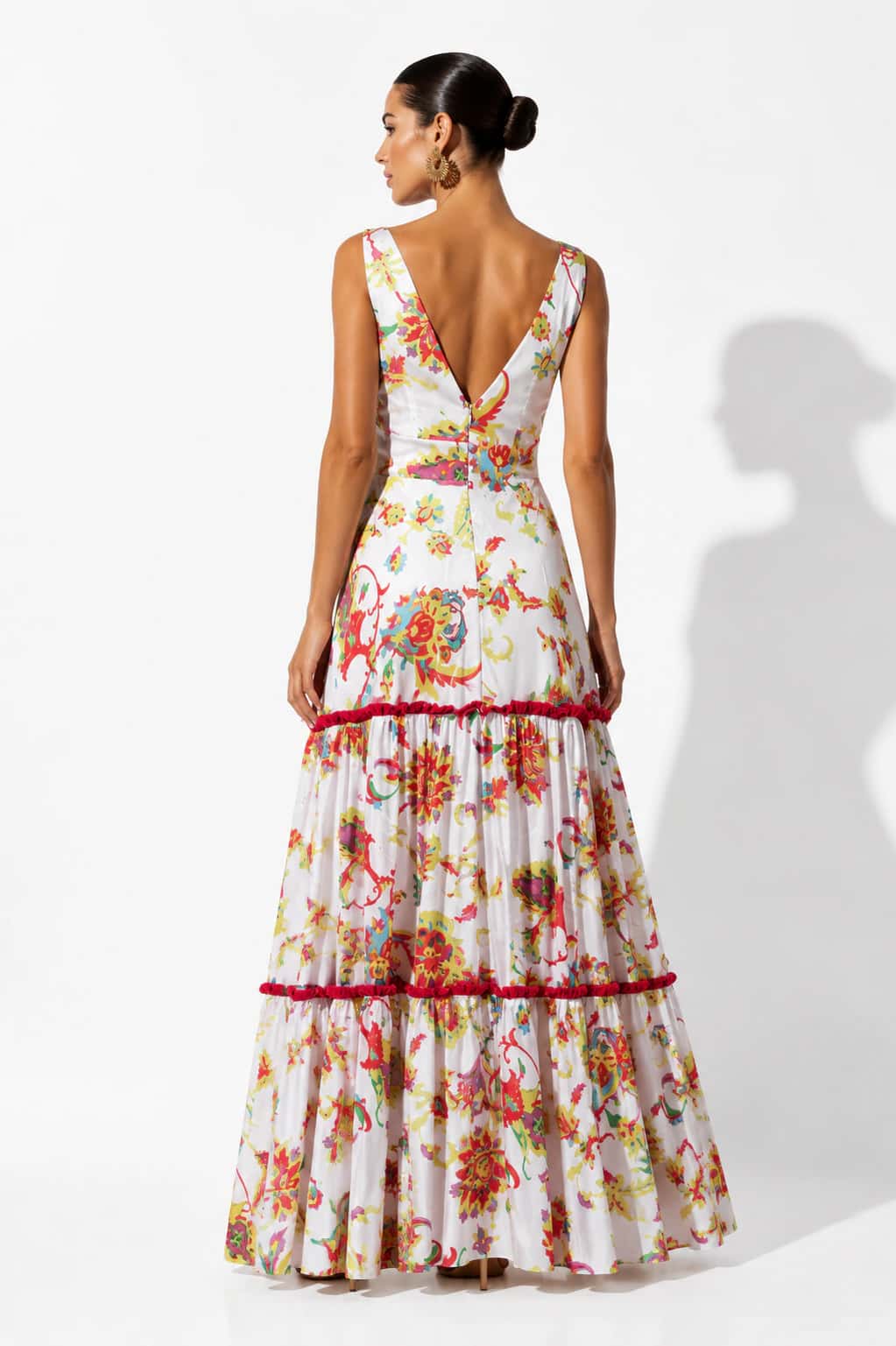 Vestido Alejandra Ll Blanco Estampado - miniatura 4