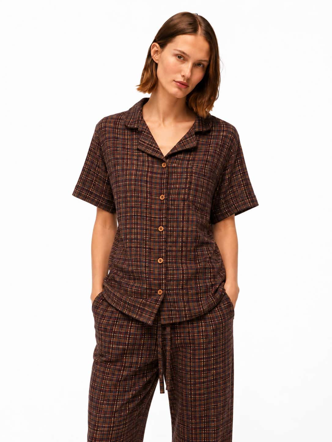 Set Pantalon New York Chestnut Plaid