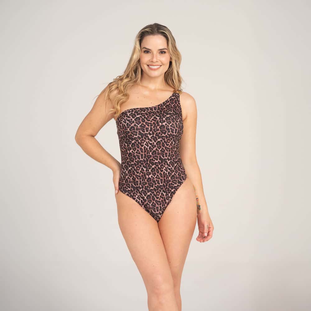 Vestido de Baño Entero Estampado Salvaje.