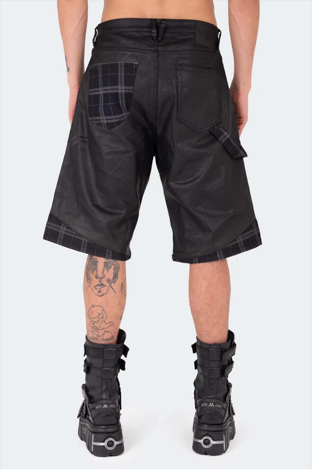 VENENO SHORT DENIM FRAGMENT - miniatura 4