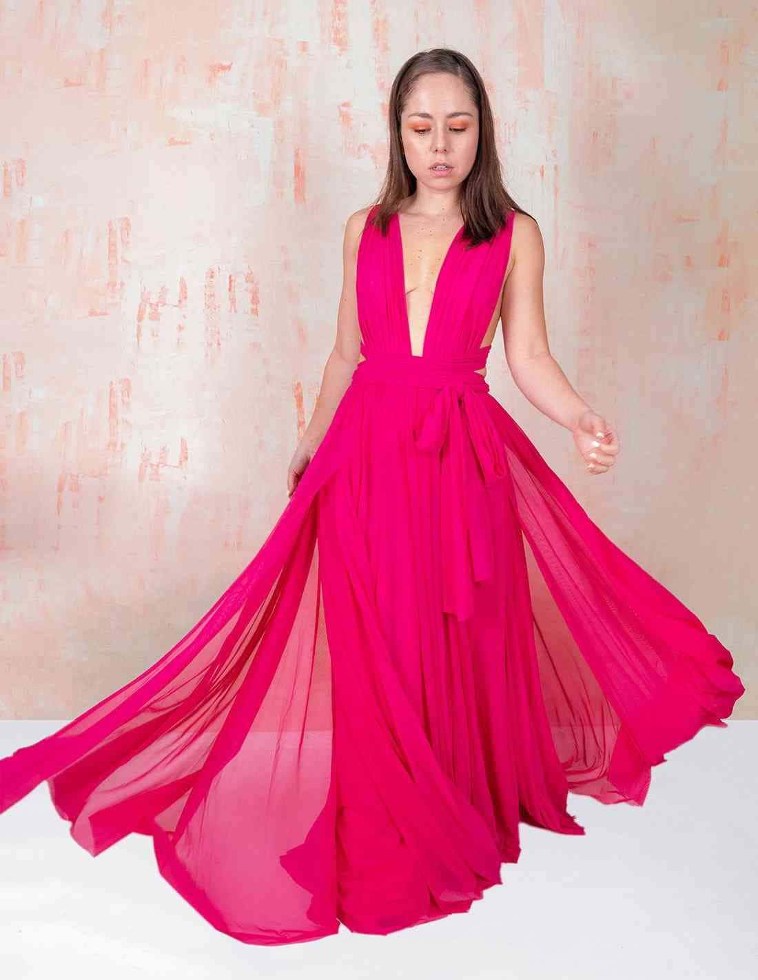 Vestido Hydra Fucsia