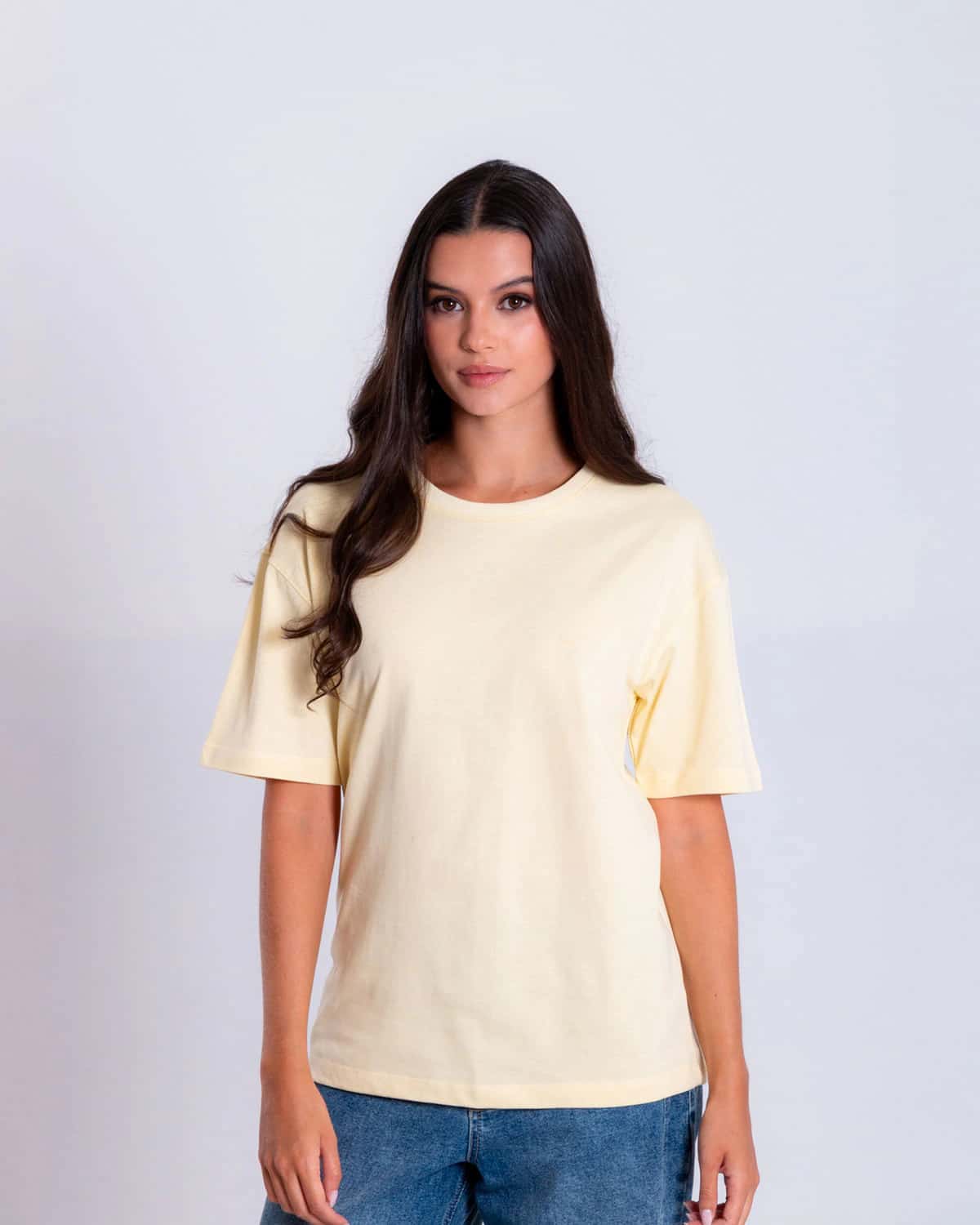 Camiseta amarilla para mujer