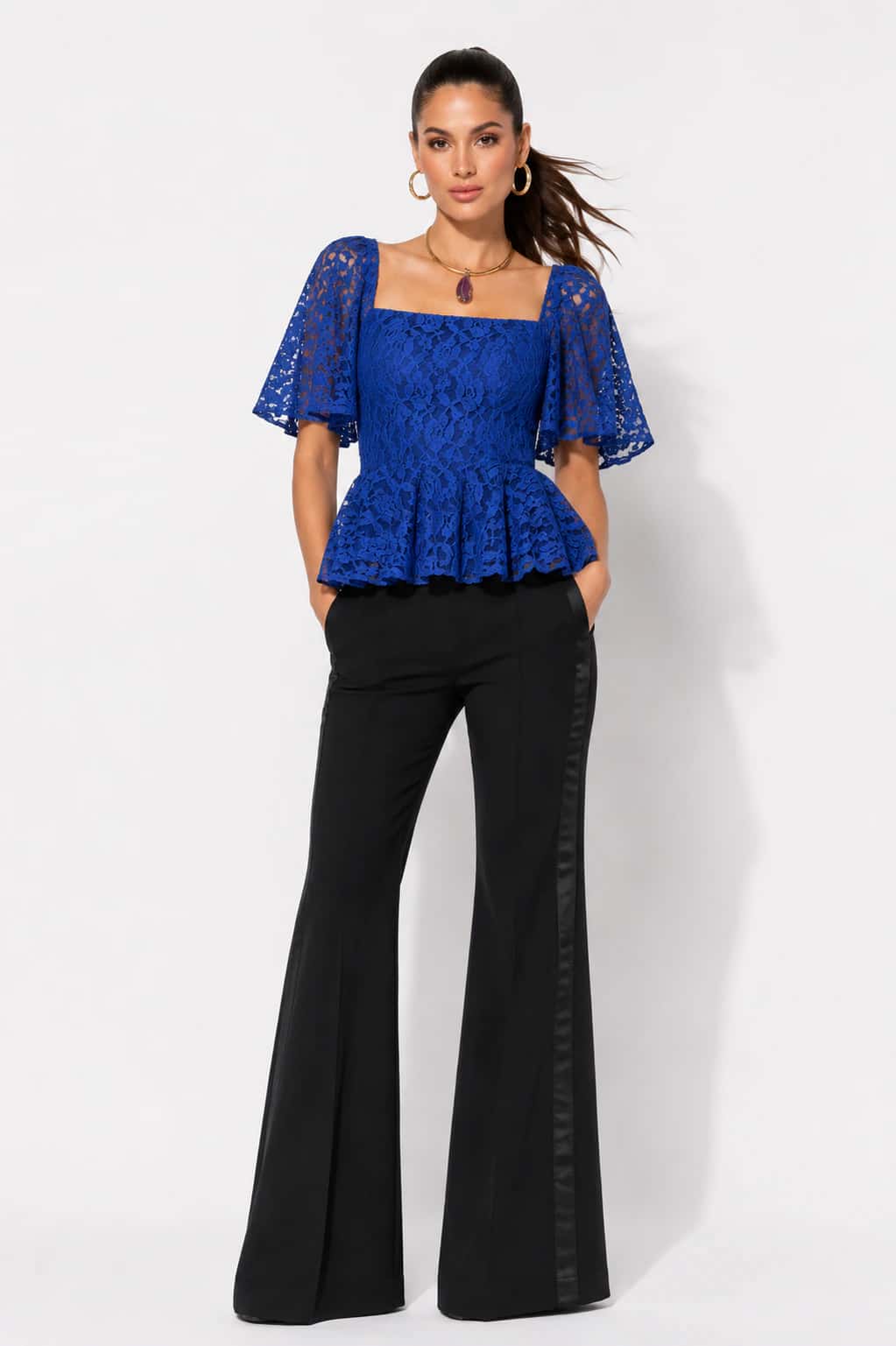 Blusa Thalia Azul Rey - miniatura 2