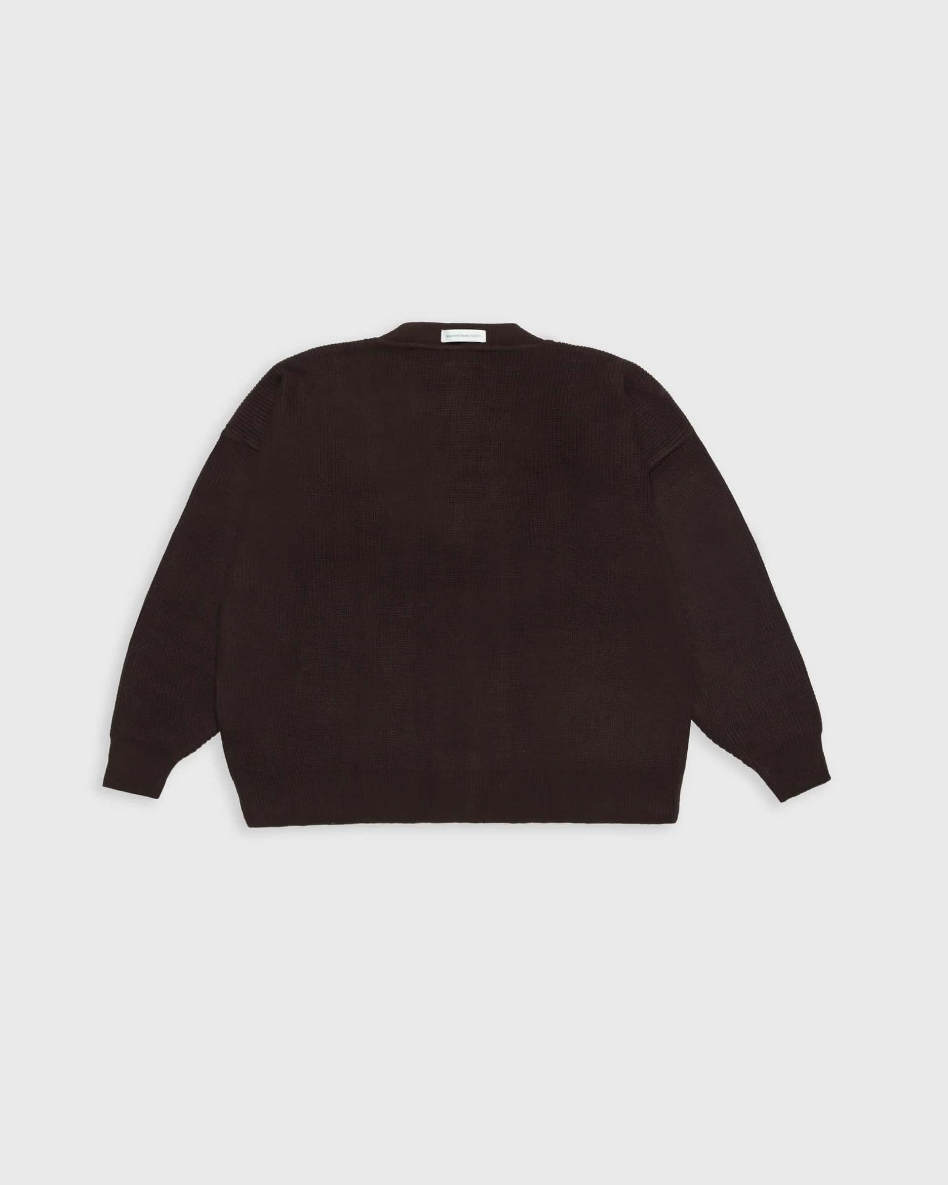 RUM´S BROWN CARDIGAN - miniatura 5