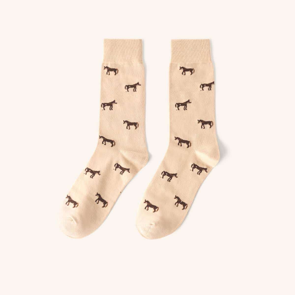 Medias Caballo Beige MH Socks