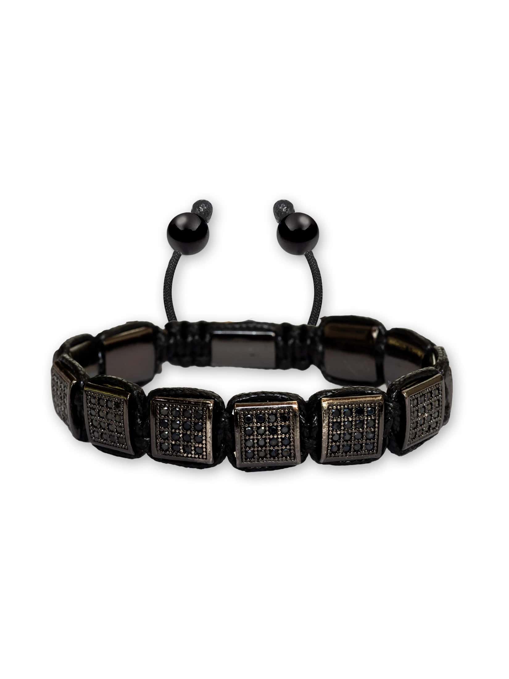 Brazalete Artesano Negro 8mm