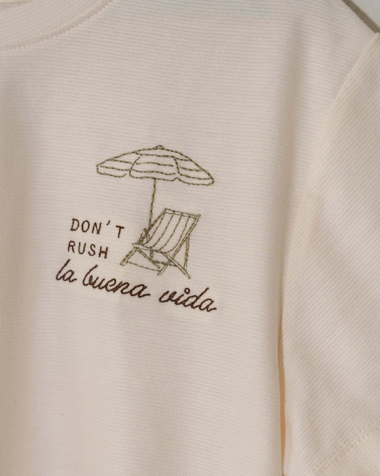 T-SHIRT 'DON'T RUSH LA BUENA VIDA' - miniatura 4