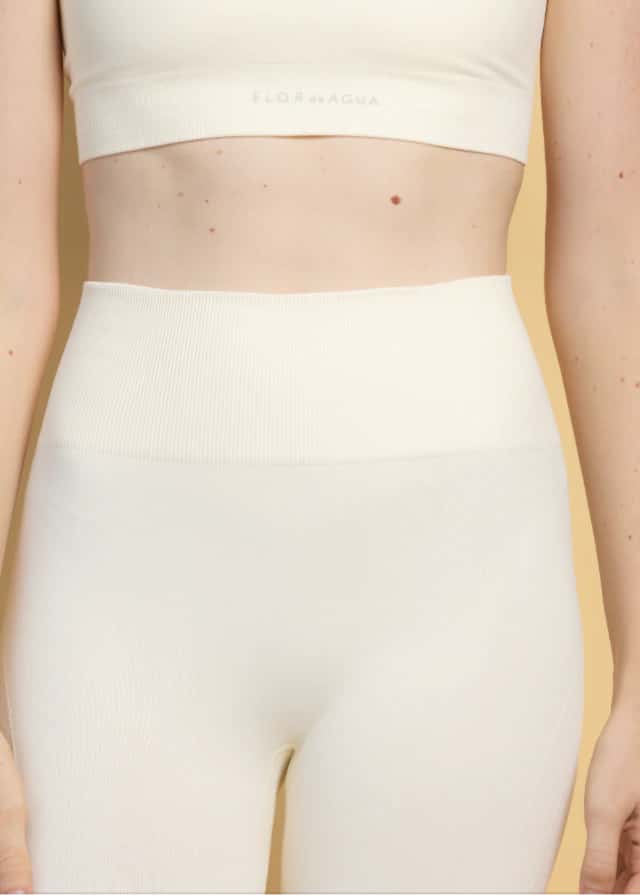 Legging Liso Marfil
