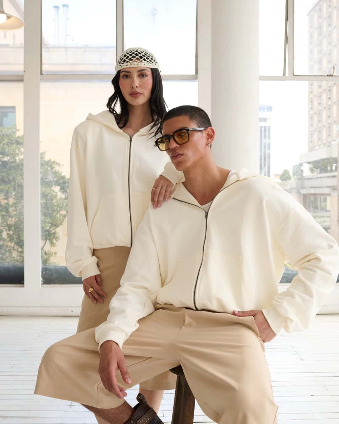 UNSEEN HOODIE IVORY - miniatura 2