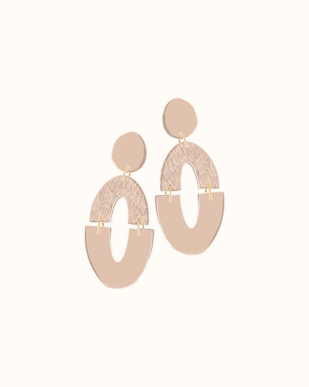 Textura Arc Earrings