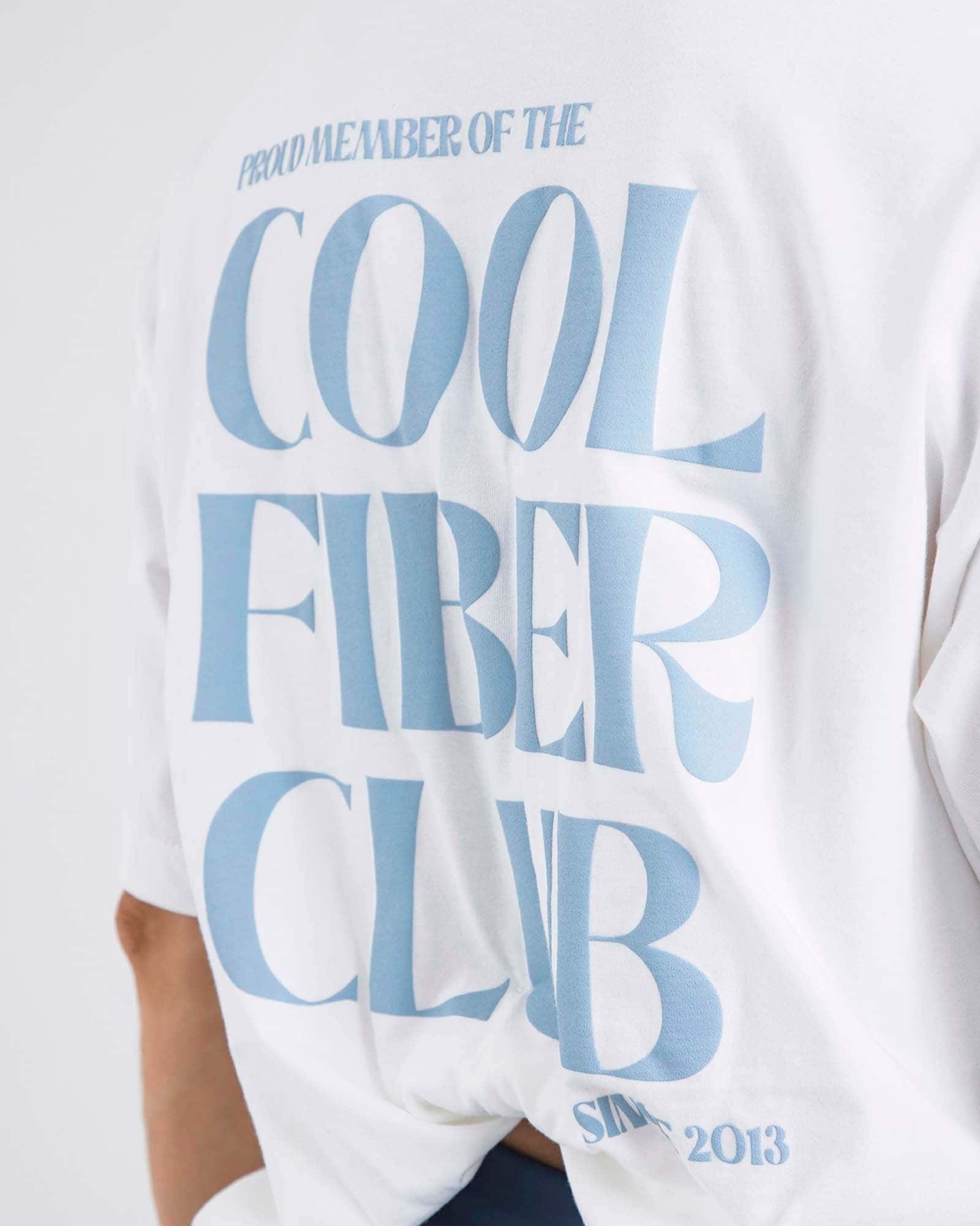 Camiseta oversize cool crema lumen FIBER - miniatura 5