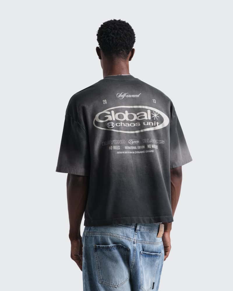 Camiseta Gris Boxy Self-Owned - miniatura 3