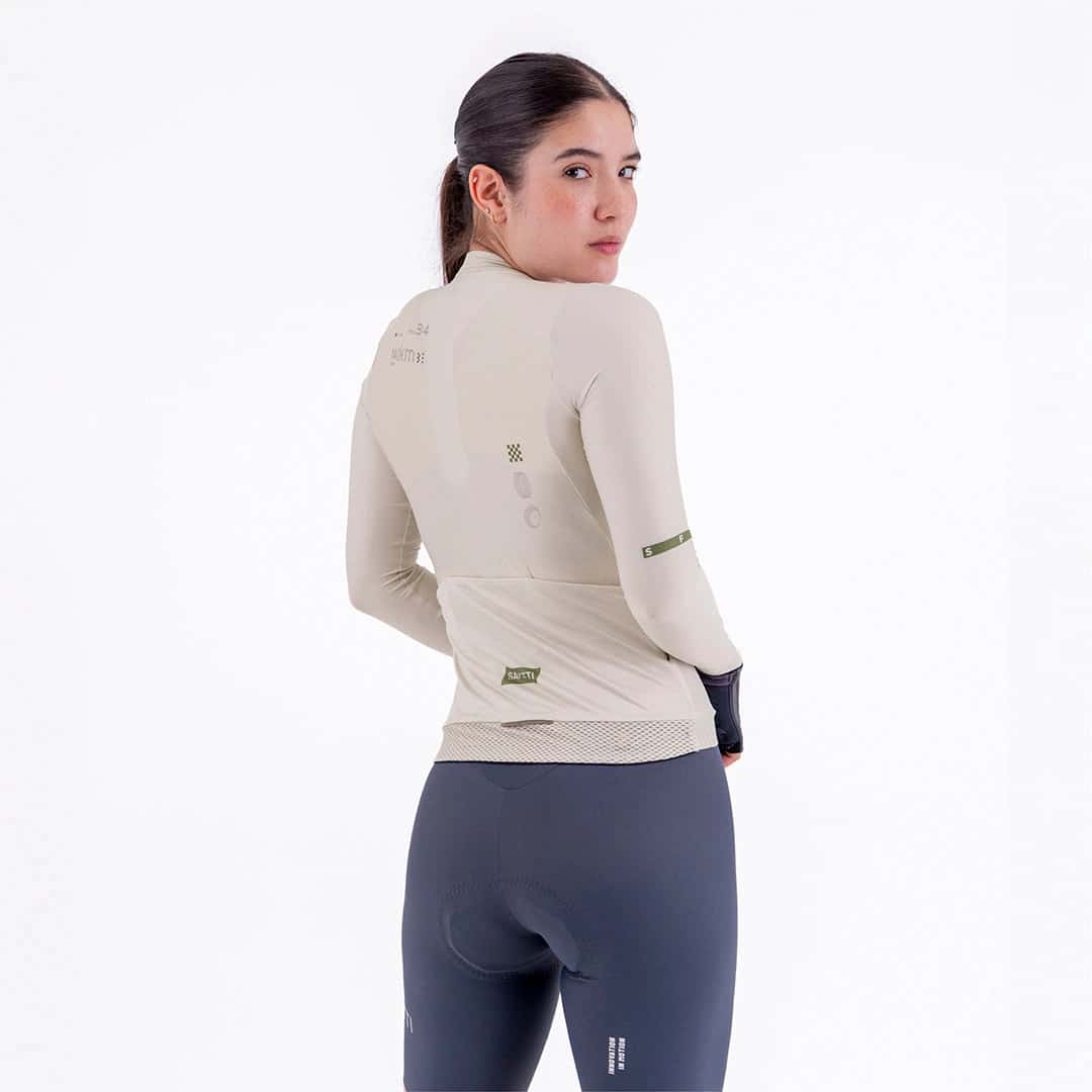 CAMISA CICLISMO MANGA LARGA WARM ARENA PARA MUJER - miniatura 2