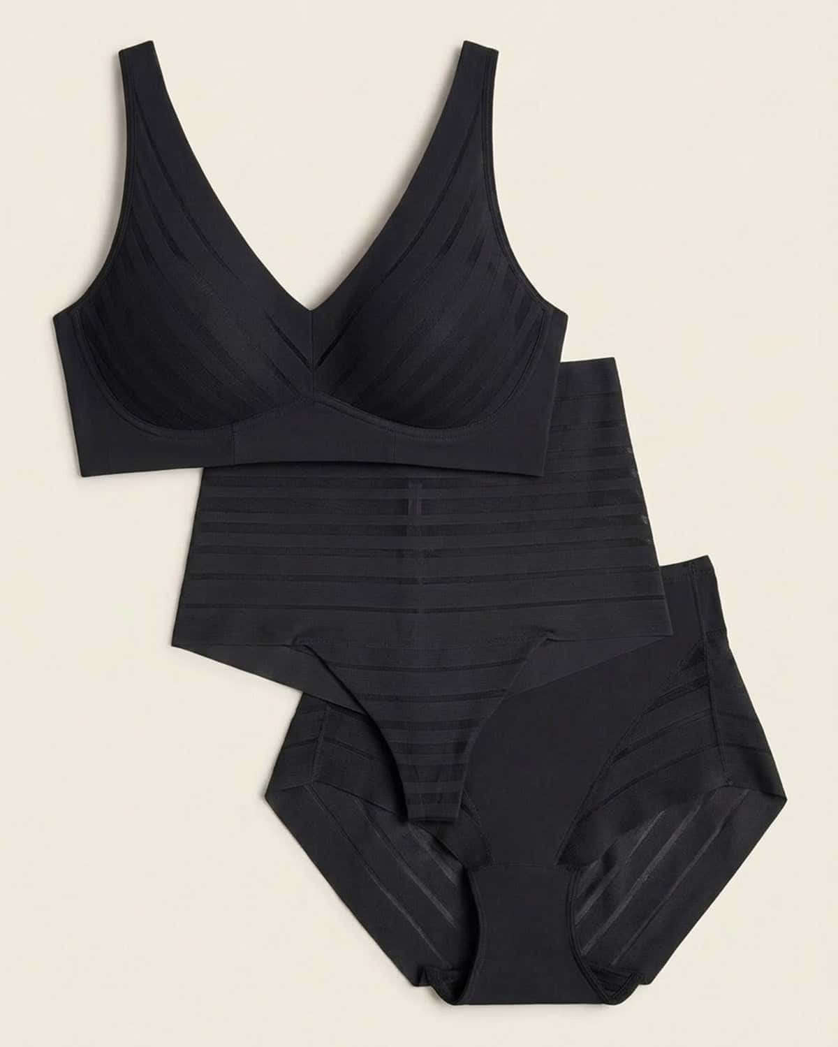Daily Bra & Undetectable Essentials 3-Pack in Black