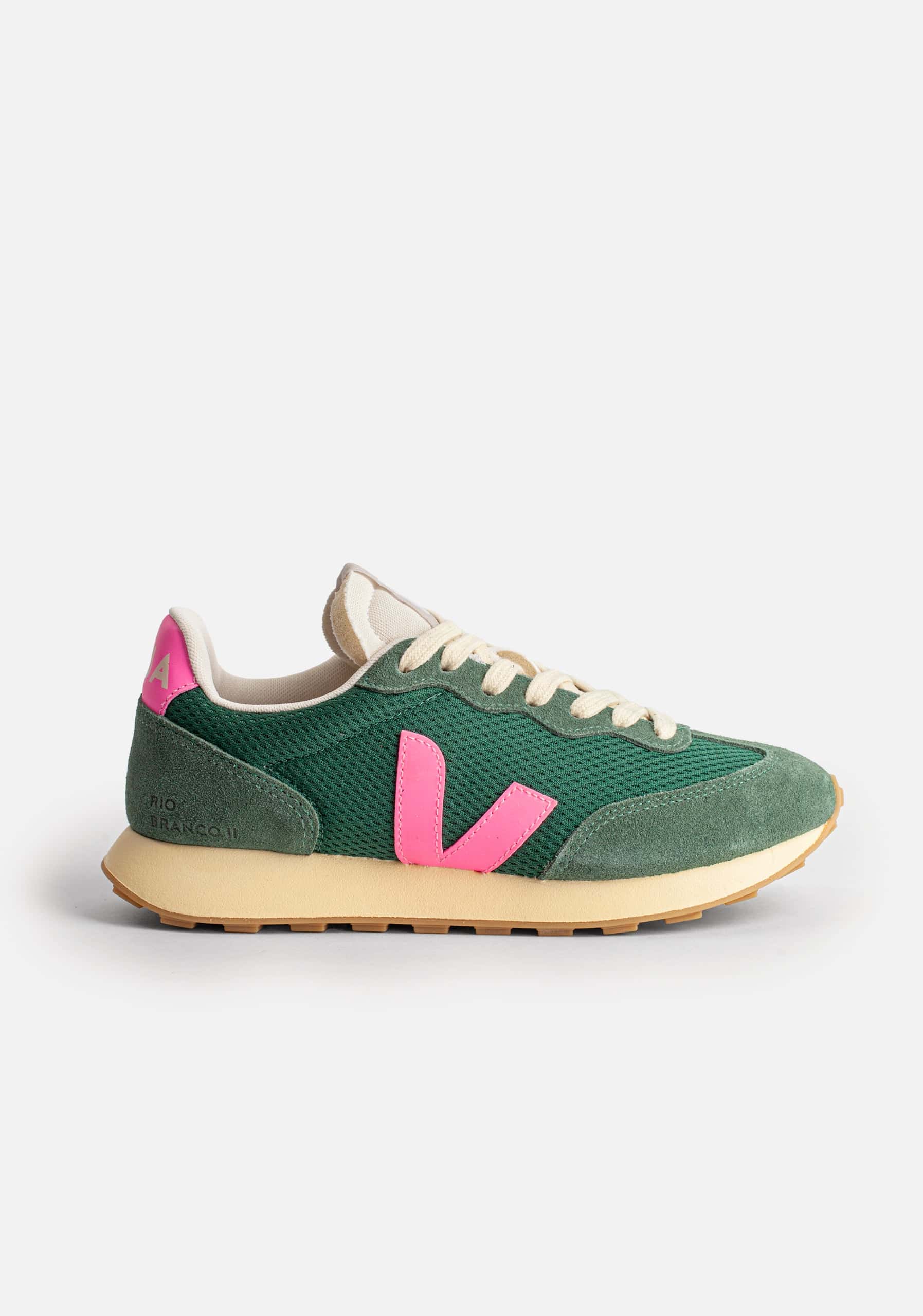 Tenis M Veja Rio Branco Alveomesh Verde