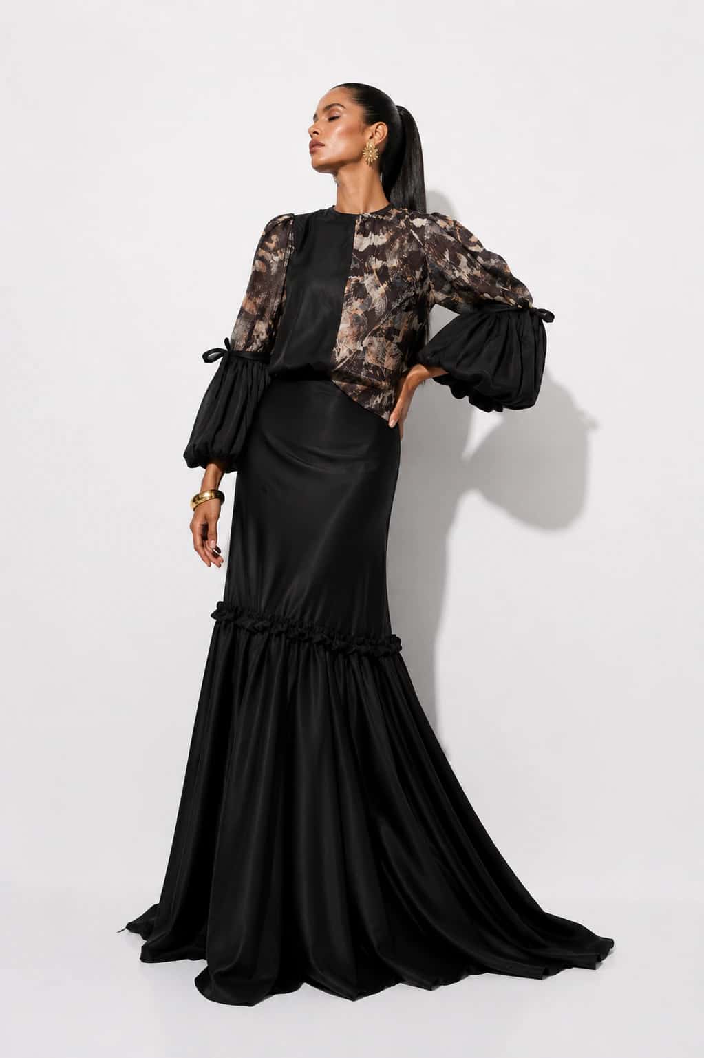 Blusa Cantor Feathers Negro - miniatura 2