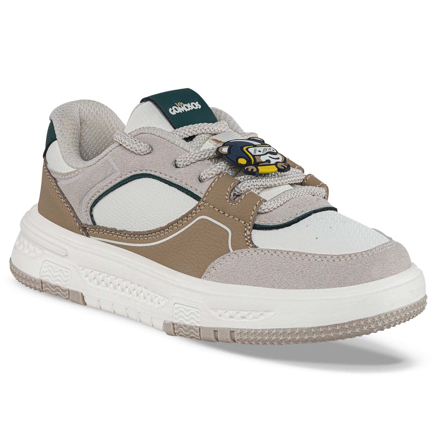 Tenis Urbanos Lidom Beige-Café Los Gomosos para Niño