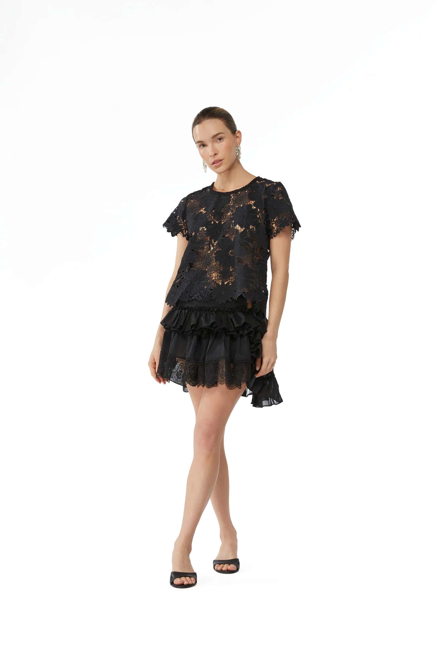 MARETTA MINI SKIRT BLACK