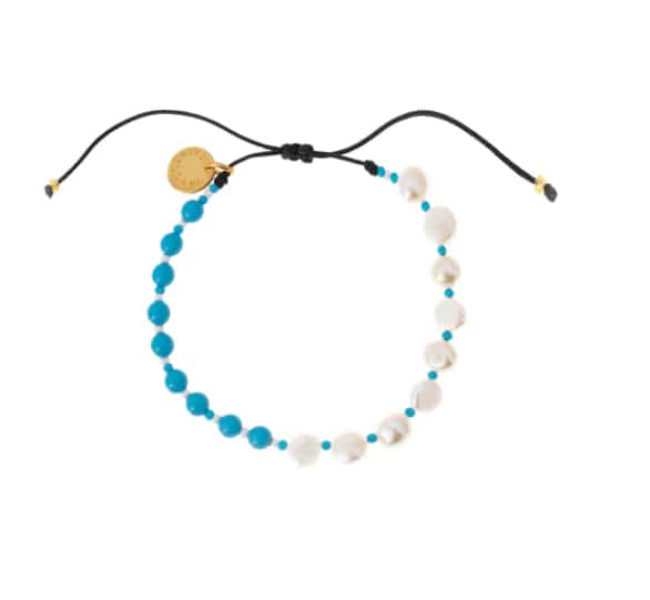 Perla Linda Bracelet | Aqua