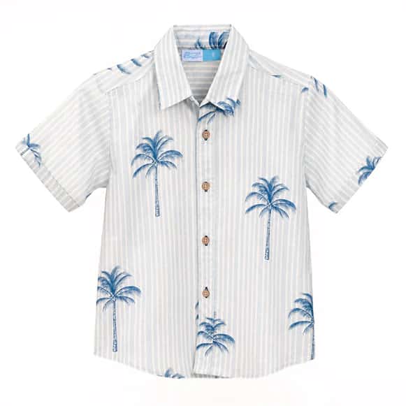 CAMISA MC LINO ESTAMPADA NINO