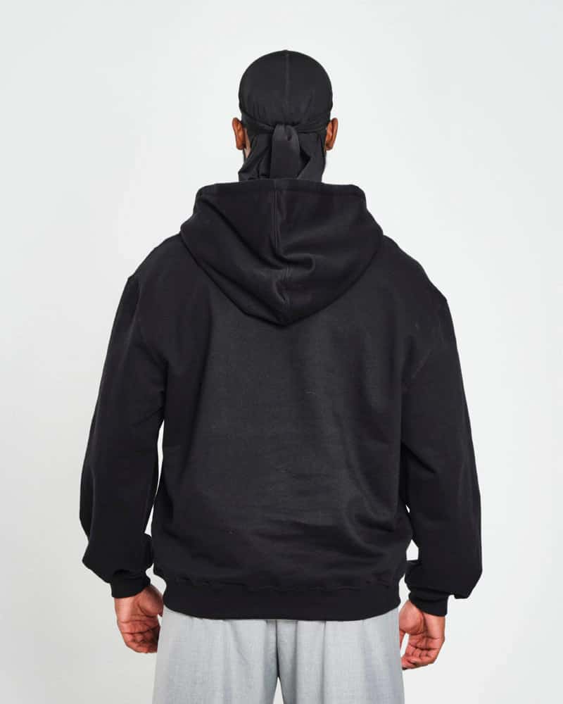 Hoodie Oversize Essential Black - miniatura 2