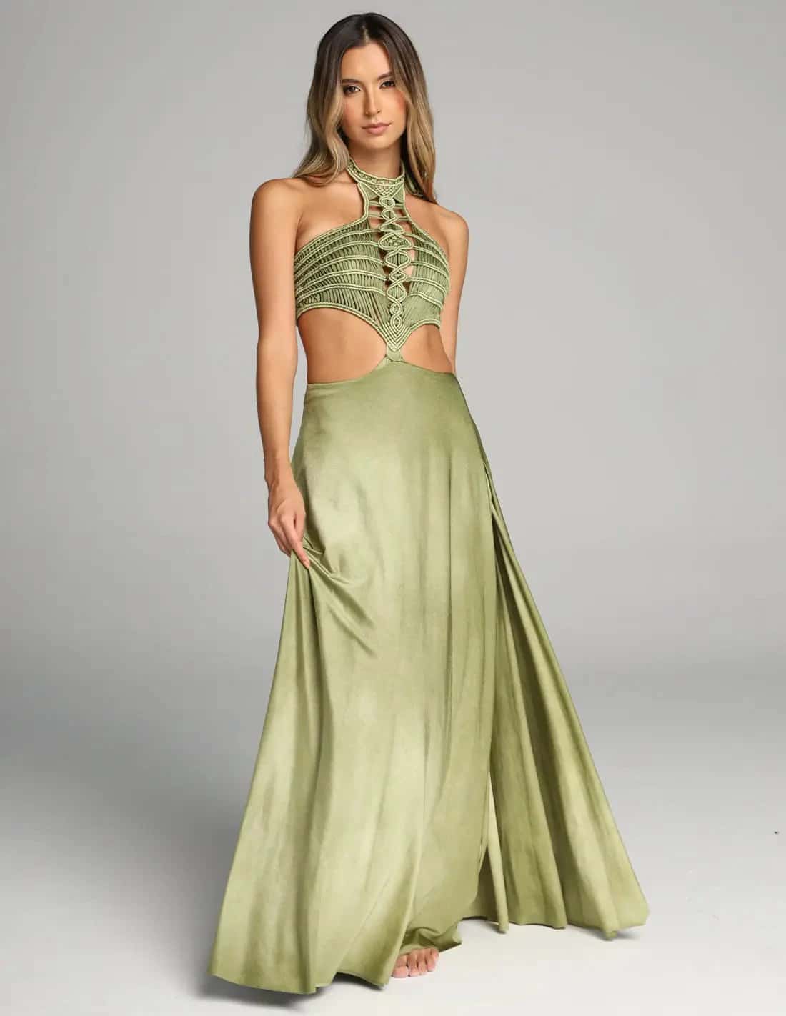 Falda Ventus Green Stone