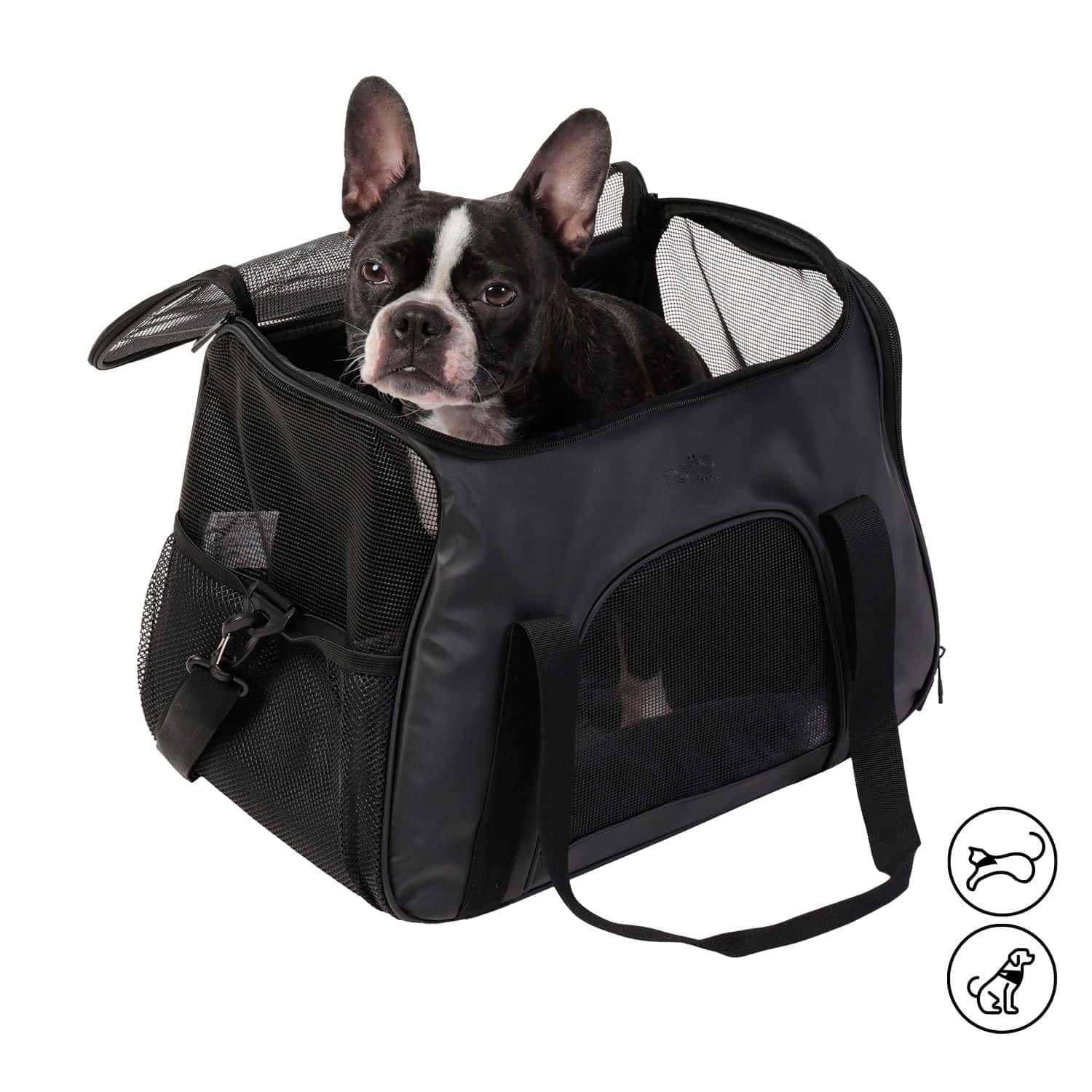 Tula cargadora para mascota Marley 2.0 Negro