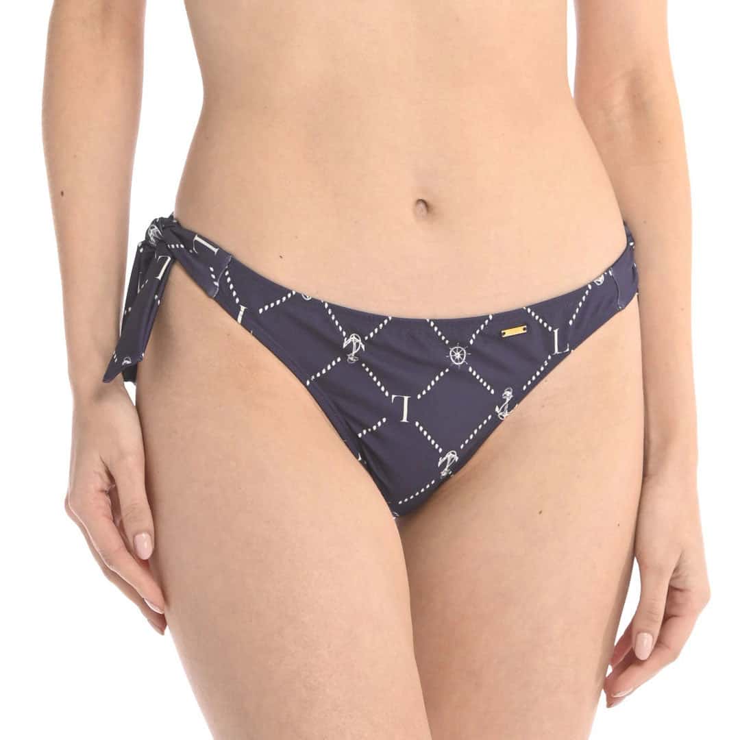 PANTY DE VESTIDO DE BAÑO CON RECOGIDO EN POSTERIOR