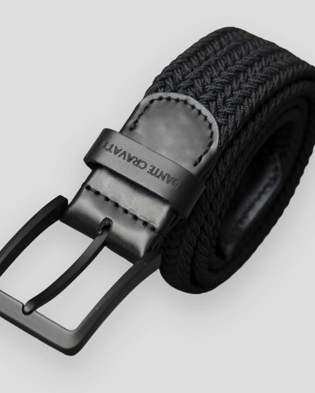 Cinturon Negro Elastico