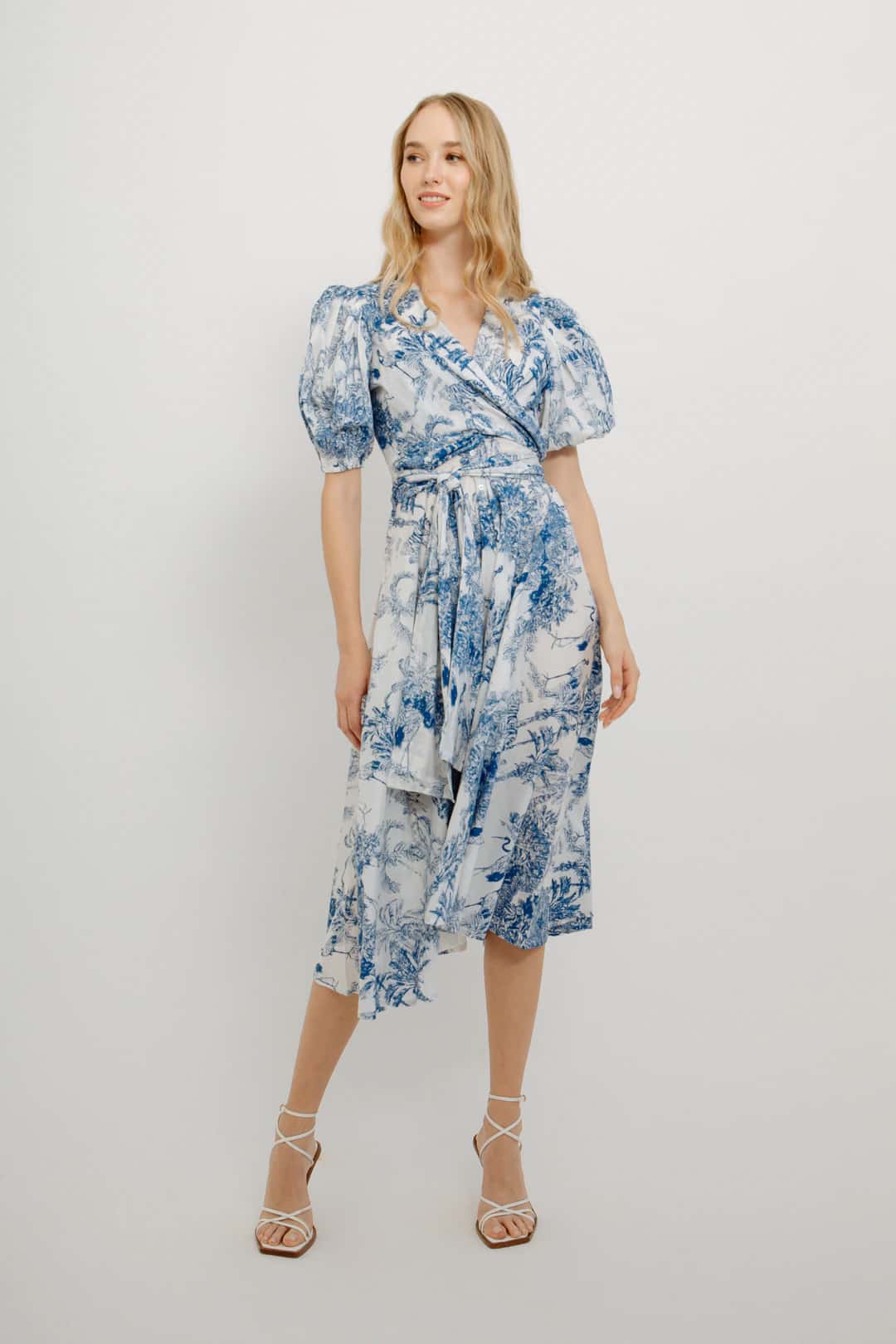 Monica Dress Blue - miniatura 3
