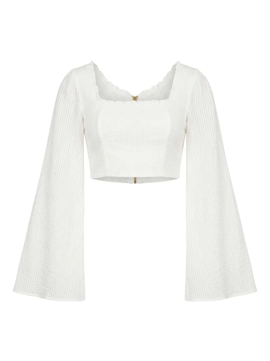 LOTUS TOP IVORY