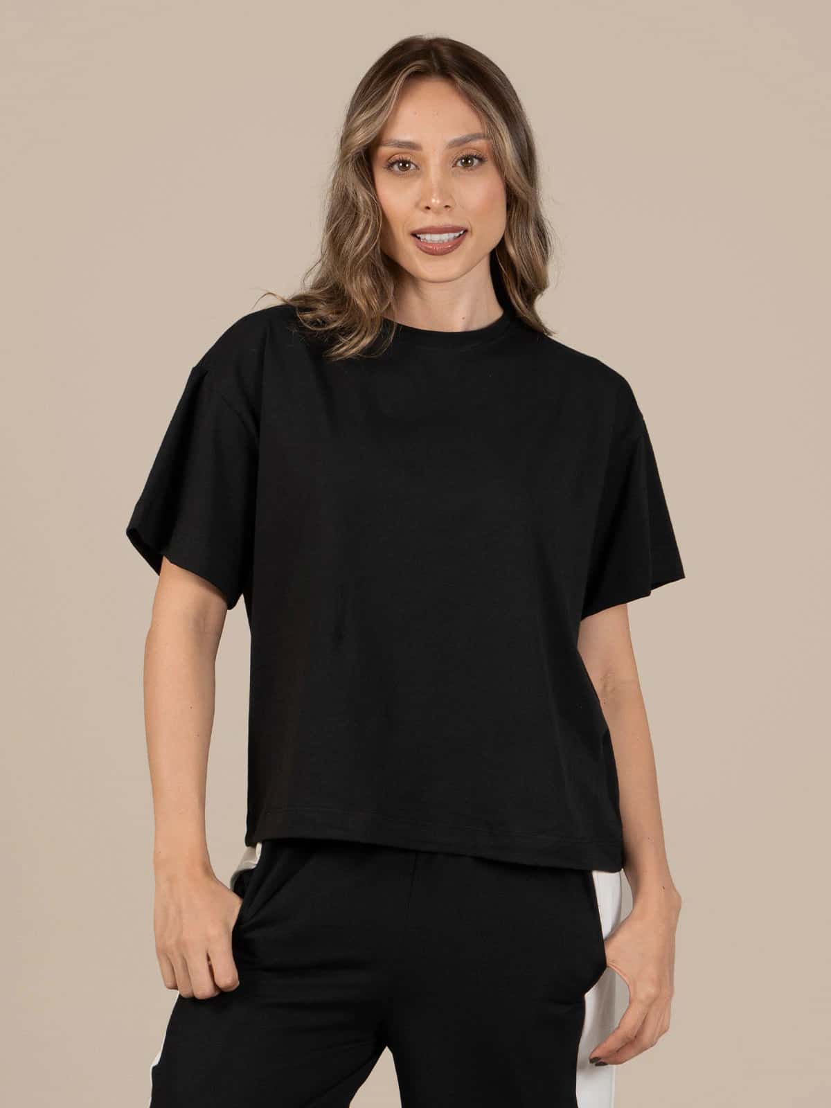 Camiseta tulum new cotton negra