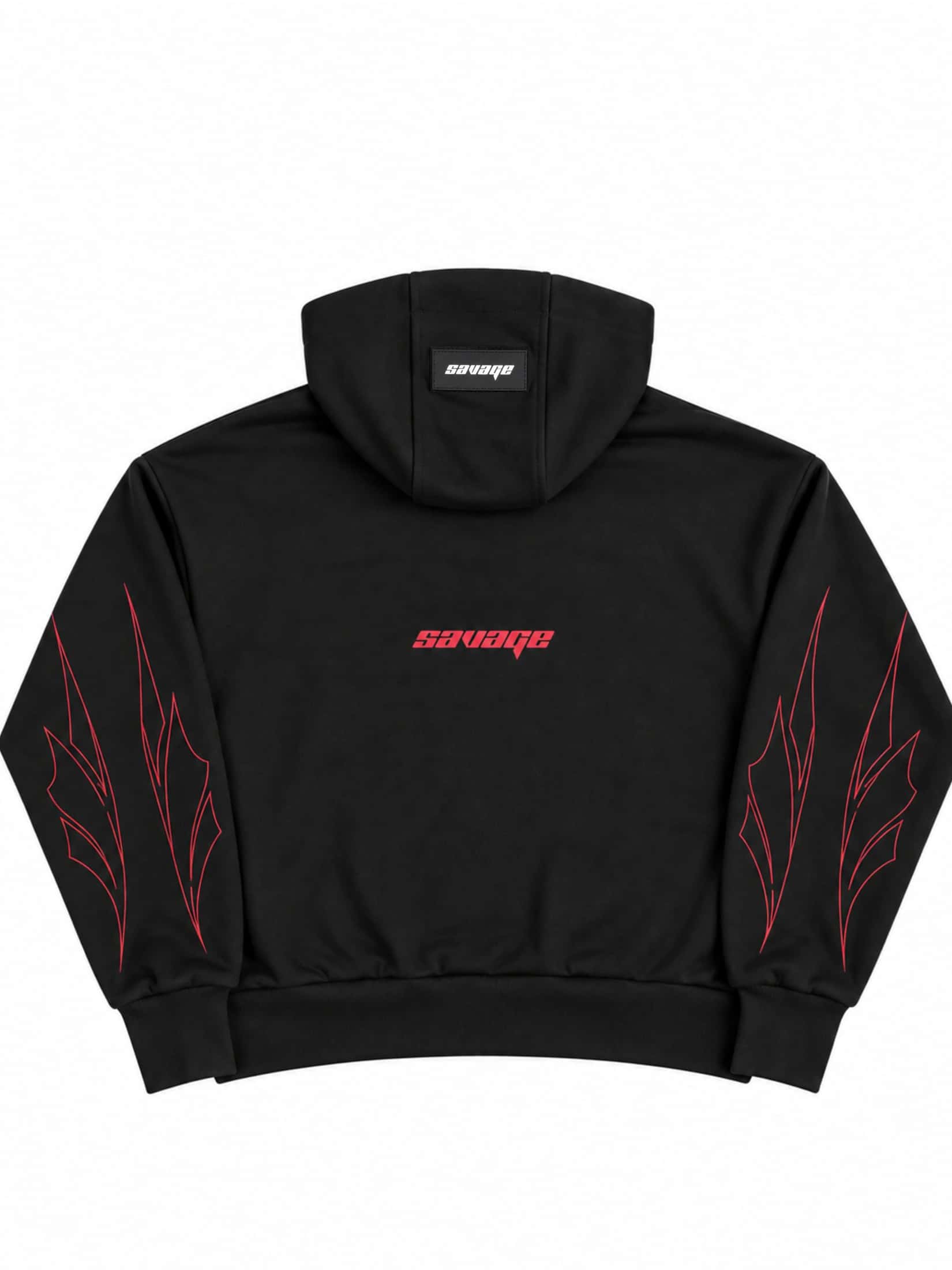 Hoodie Boxy fit Negro Savage drop 2026 - miniatura 2